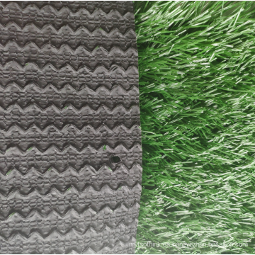 Hierba sintética del forro del zigzag de la hierba artificial del fútbol para el campo de fútbol